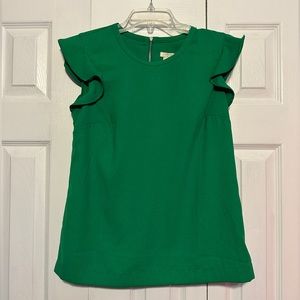 J.Crew Factory Ruffle Sleeve Blouse